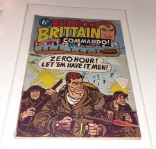 BULLDOG BRITTAIN COMMANDO! no.1 L Miller UK 1952 rare MICK ANGLO Captain Pickard