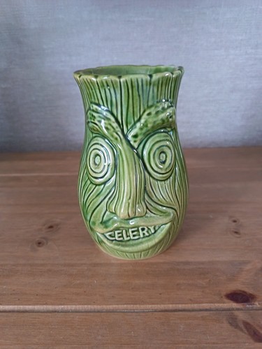 Vintage double sided celery - sided,