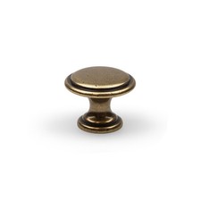 Antique brass cabinet knob - antique,