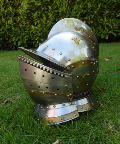 Reproduction medieval burgonet - reproduction,