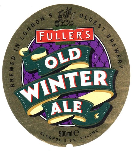 Beer label fullers brewery - beer, label:
