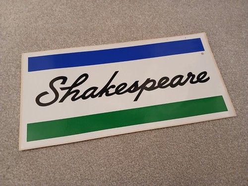Shakespeare seat box sticker - shakespeare,