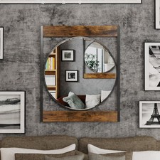 Large Round Decor Art Mirror