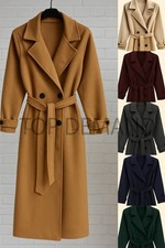 Ladies Hooded Duffle Coat Long