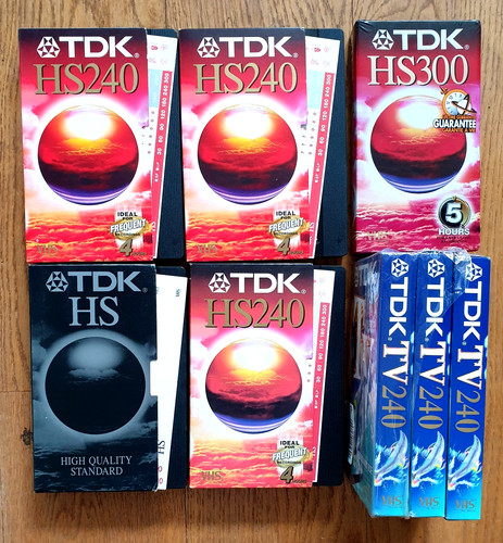 Tdk hs240 x hs300 vhs - x,