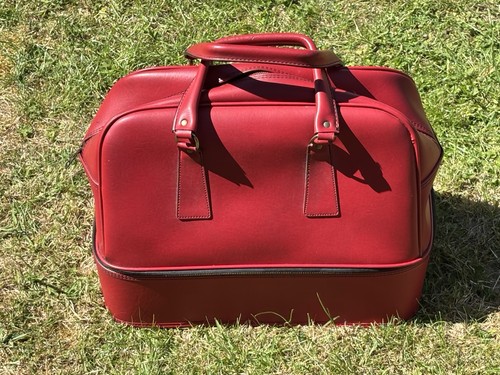 Vintage red vinyl - red,