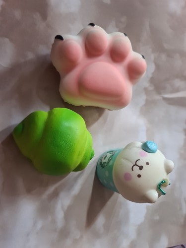 Squishy toy bundle including - toy,