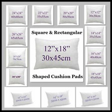 Hollowfibre Cushion Pads Inserts Fillers Pumped Non-Allergenic Cushion All Sizes