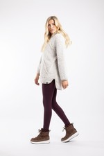 Weird Fish Faye Cosy Longline Fleece Hoodie