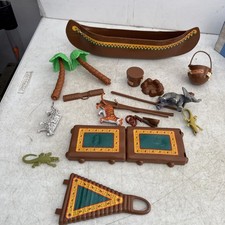 Playmobil Orange Canoe Rowing