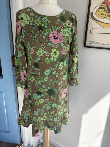 Boutique moschino green floral - green,