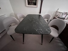 Dwell Ore 6-8 ppl dining table, with 4 matching Comida chairs
