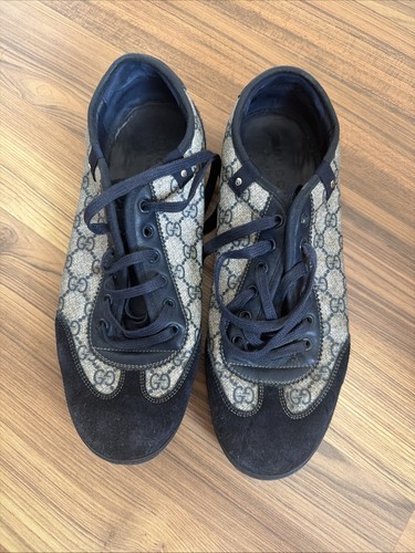 Gucci navy blue beige - gucci, blue/beige