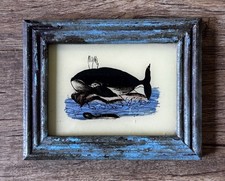 Indian Whale Reverse Glass