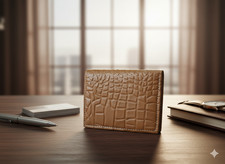 Mens Real Leather Wallet Brown