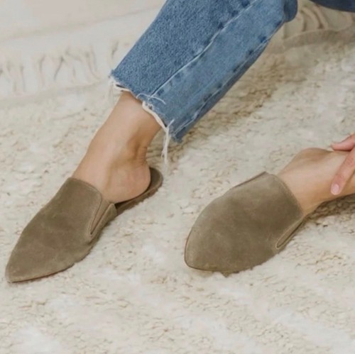 Jenni kayne suede - suede, mule