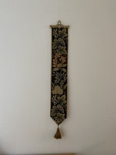 Vintage tapestry bell pull - vintage,