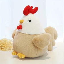 23cm Chicken Plush Soft Toy – Single or Set of Two Cute Hen Plushies
