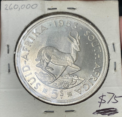 1953 south africa shillings - 1953,