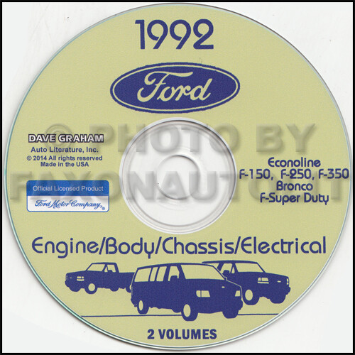 1992 ford van shop manual - shop, on