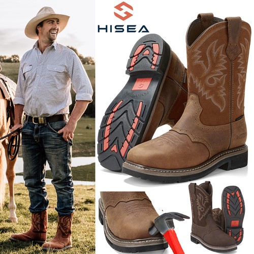 Hisea ningo men - steel, toe