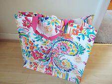 NEW Floral multicoloured Tesco SHOPPING BAG Reusable free post UK