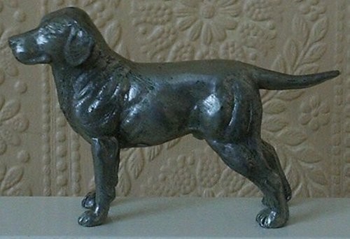 Labrador retriever metal dog - retriever,