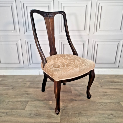 Antique edwardian dining chair - antique,