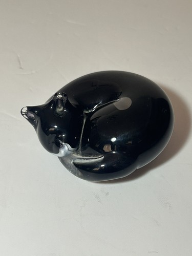 Langham glass cat figurine - cat,