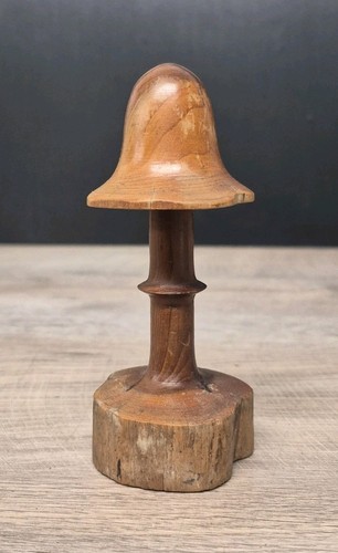 Vintage treen mushroom turned - treen,