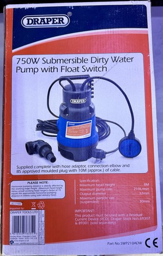 Draper 250v submersible dirty - draper,