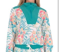 Hurley Women’s Kat Printed Windbreaker Jacket – Size L – NWT – RRP £49