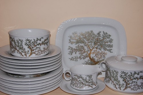 Dining service pieces 6 - 17,