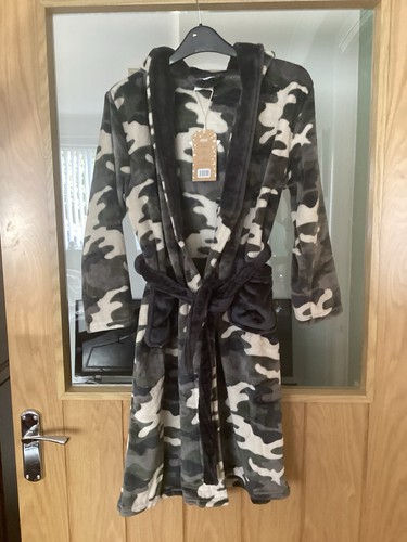 Boys fleece dressing gown - fleece,