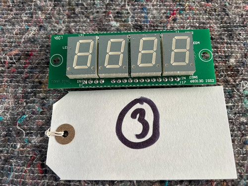 Barcrest digit display - barcrest,