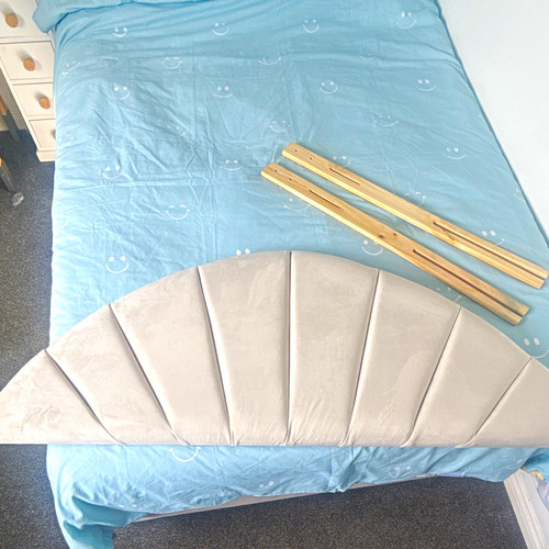 Small double cream headboard - double,
