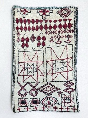 Vintage moroccan berber rug - moroccan,