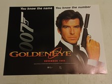 GOLDENEYE Movie Cinema Mini Quad Poster 1995 007 James Bond 