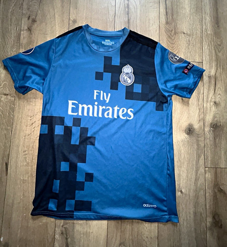 Adidas real madrid away blue - real,