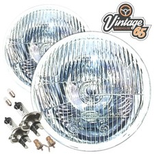 Pair 7" Halogen Sealed Beam
