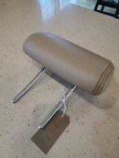 FOR SUBARU FORESTER SG5 SG9 2005-2008 CENTRE REAR  HEADREST LEATHER CREAM 