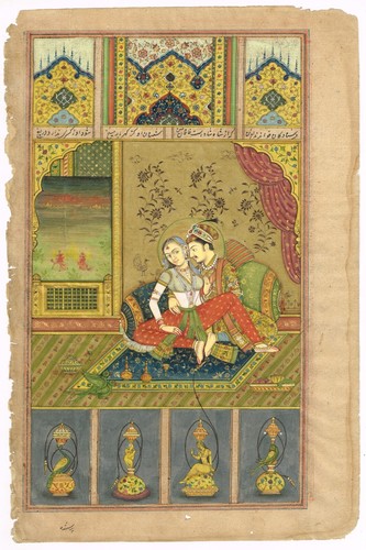 Mughal miniature painting - miniature,