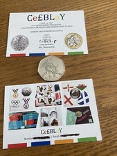 UNCIRCULATED 2012 LONDON OLYMPICS 2011 FENCING 50p COIN FROM HEAT SEALED BAG.