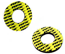 HANDLEBAR GRIPS DONUTS for MOTORCROSS ENDURO OFF ROAD DIRT BIKES RFX YELLOW