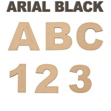 Arial Black Bold Font - Wooden