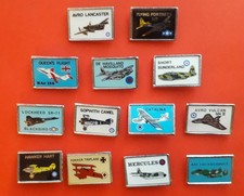 Military Aircraft pin badges x