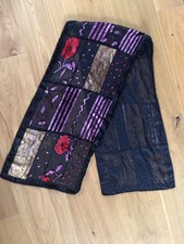 Ladies Devore Silk Scarf 55”