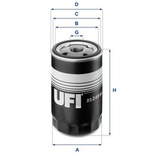 Oil filter fits ALFA ROMEO