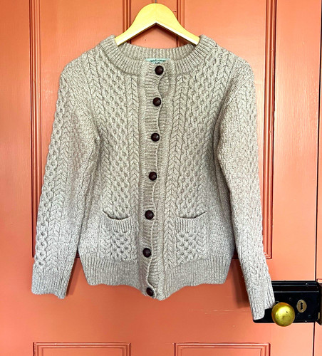 The irish aran beige cable - aran, co.
