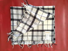 Barbour Plaid Fringed Scarf